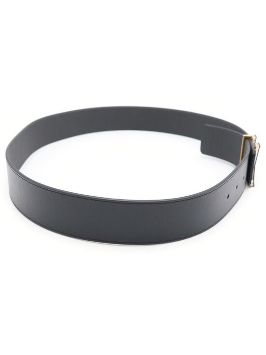 Louis Vuitton Ceinture LV Optic Leather Belt Black Gold main image 5